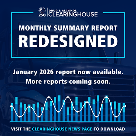Clearinghouse Monthly Summary Report Redesigned